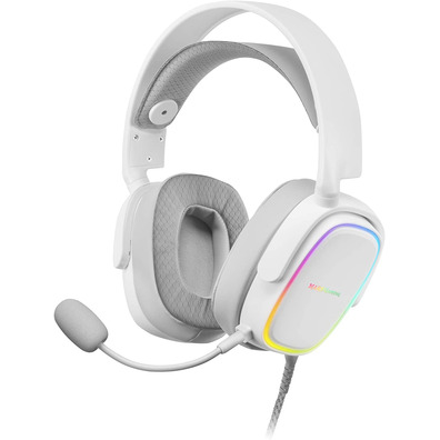 Auriculares Mars Gaming MHAXW White RGB