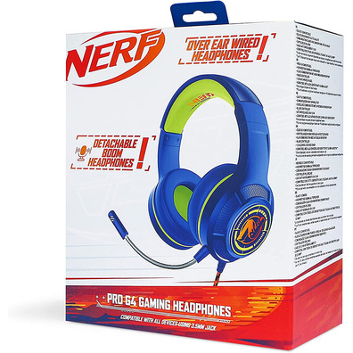 Auriculares OTL Pro G4 Gaming Nerf (Consolas/Smartphones/PC)