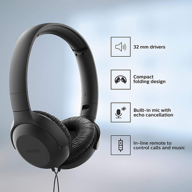 Auriculares Philips TAUH201 Jack 3.5mm Negro