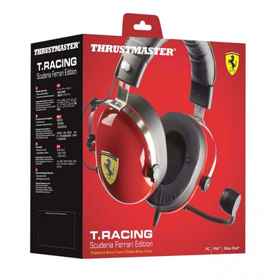 Thrustmaster Auriculares T.Racing Scuderia Ferrari Edition PS4/Xbox One/PC