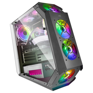 Caja ATX Semitorre Mars Gaming MC51 Black