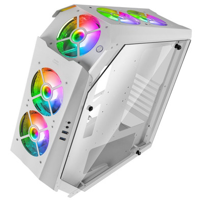 Caja ATX Semitorre Mars Gaming MC51 Blanco