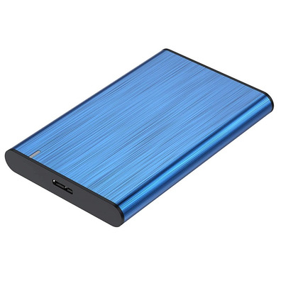 Caja Externa 2.5'' USB 3.1 SATA Aisens Aluminio Azul ASE-2525BLU