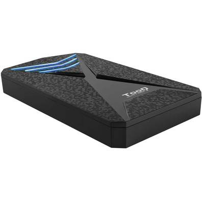 Caja Externa Gaming 2.5'' SATA USB 3.1 TooQ TQE-2550BL Azul