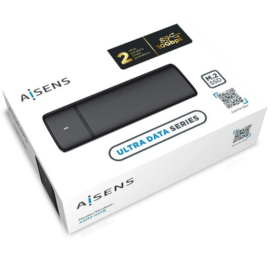 Caja Externa SSD M.2 SATA USB 3.2 AISENS Negro ASM2-001B