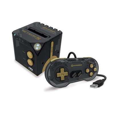 Consola Hyperkin Retron SQ Black Gold (Gameboy y GBA)