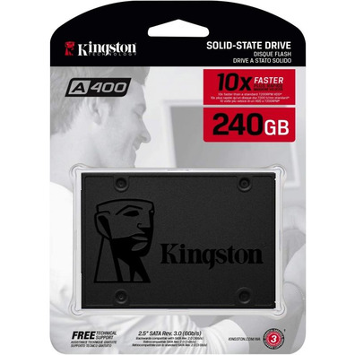 Disco Duro SSD Kingston A400 240GB SATA 3 2.5''