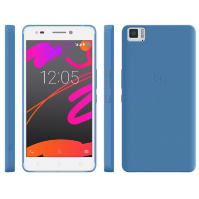 Funda Aquaris M5.5 Azul Candy