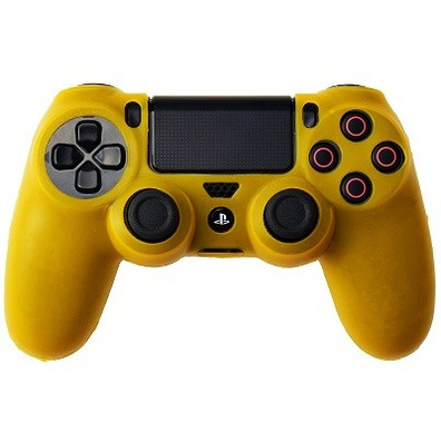 Funda de silicona para Dualshock 4 Amarillo