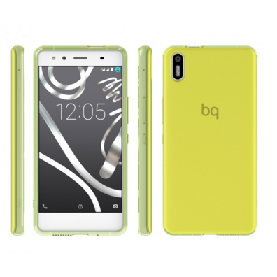 Funda Gummy Verde BQ Aquaris X5