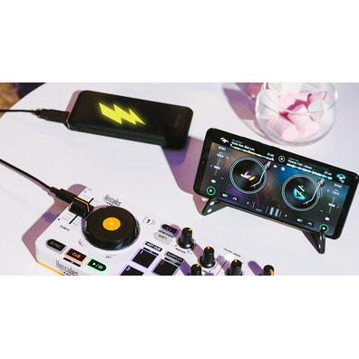 Hercules DJControl Mix - Controladora DJ Inalámbrica Bluetooth para Smartphones