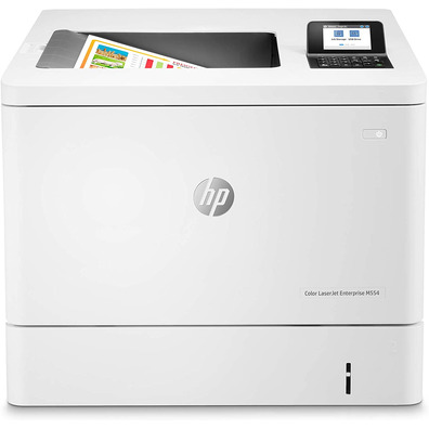 Impresora Láser Color HP LaserJet Enterprise M554DN Dúplex Blanca