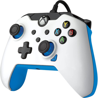 Mando PDP Wired Xbox/PC + 1 Mes Gamepass Ion White