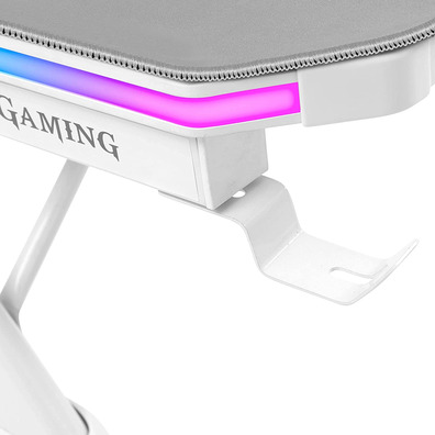 Mesa Gaming Mars Gaming MGD RGB XL White 160x60cm