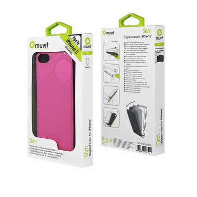 Funda Muvit iPhone 5 Rosa