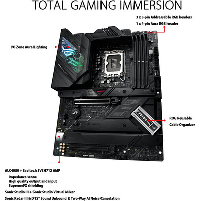 Placa Base ASUS 1700 ROG Strix Z690-F Gaming Wifi