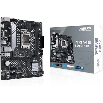 Placa Base Asus Prime B660M-K D4 Socket 1700 MicroATX