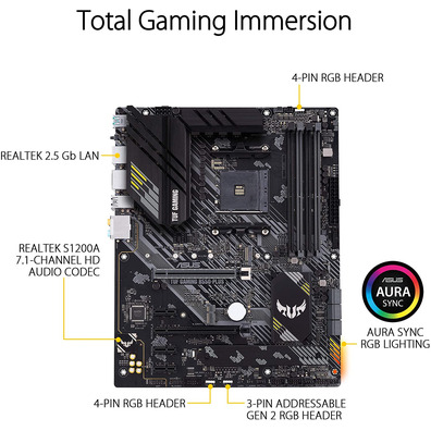 Placa Base ASUS TUF Gaming B550-Plus AM4