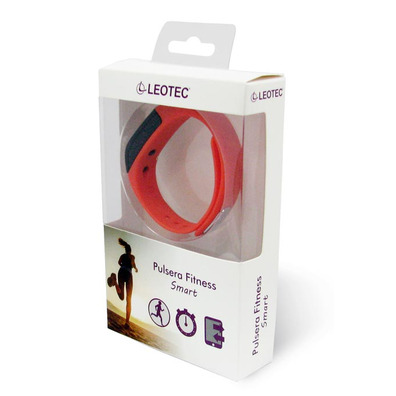 Pulsera Leotec Fitness Smart - Roja