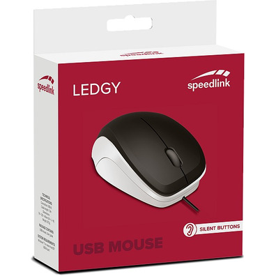 Ratón LEDGY Speedlink Blanco