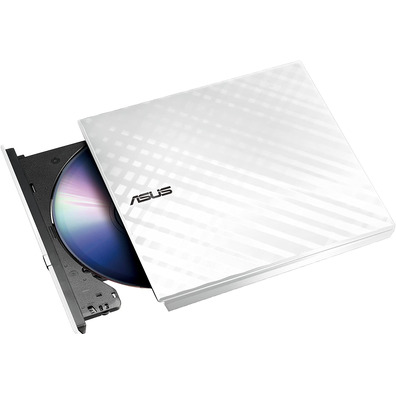 Regrabadora DVD Slim Externa Asus SDRW-08D2S-U Lite Blanca