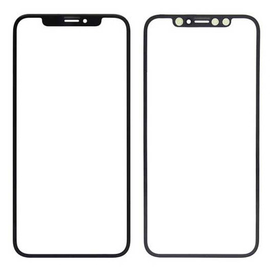 Repuesto Cristal Frontal iPhone X - Negro