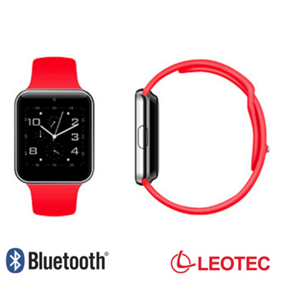 Smartwatch Leotec Bluetooth Pulse Rojo