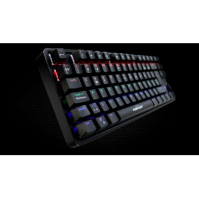 Teclado Keep Out F105 Gaming Mecánico RGB Negro