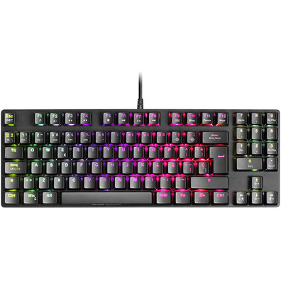 Teclado Mars Gaming MKREVO Pro RGB TKL Mecánico Outemu Red