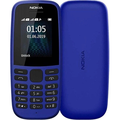 Teléfono Móvil Nokia 105 4Th Edition Azul