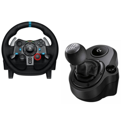 Volante Logitech G29 + Palanca de cambios Logitech G29/G920 Driving Force