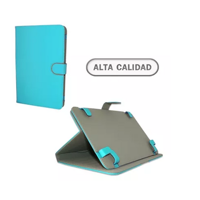 X-one Funda de piel book rotacion universal 7" Turquesa