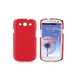 Carcasa protectora para Samsung Galaxy S III Braid Skin (Roja)