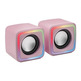 Altavoces Mars Gaming MSCube 8W 2.0 Rosa