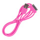 Cable de recarga iPhone 4/4S Rosa