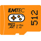 Emtec MicroSD XC UHS-1 U3 V30 A1 512GB Naranja Switch