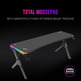 Mesa Gaming Mars Gaming RGB XL Black 160x60 cm