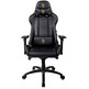 Silla Arozzi Verona Signature Black PU - Gold Logo