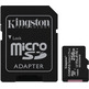 Tarjeta de memoria MicroSD XC 256GB Kingston Canvas Select+Adapt