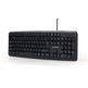 Teclado Membrana Gembird USB (Portugués) Negro