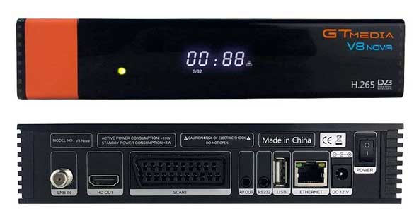 Receptor Satélite GTMedia V8 Nova (FreeSat V8 Nova)